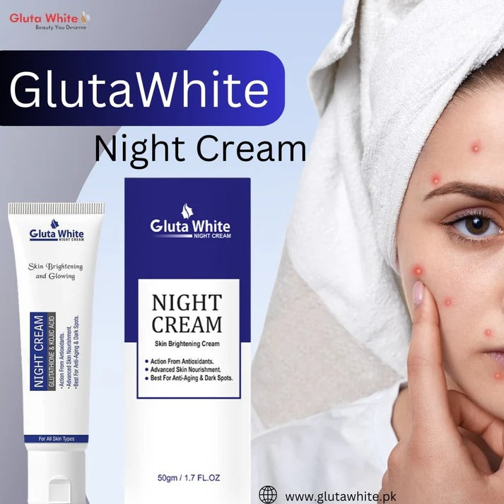 Gluta White Night Cream (skin Brightening Cream)